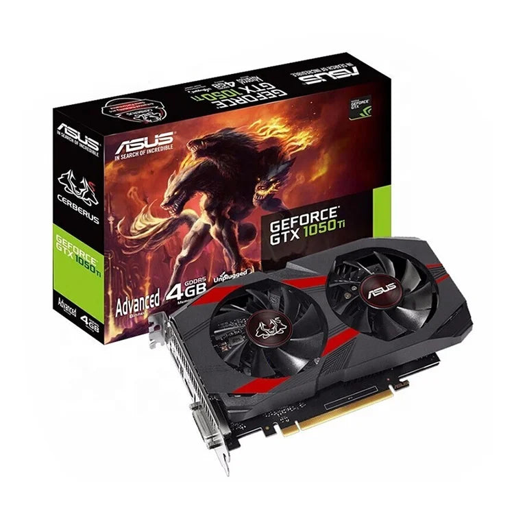 Used GIGABYTE&ASU'S NVIDI,A GTX 1050Ti 4G GDDR5 Graphics Card with 4GB GDDR5