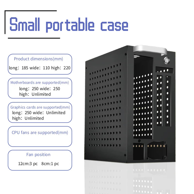 Mini-ITX Desktop Case with FLEX Power Supply