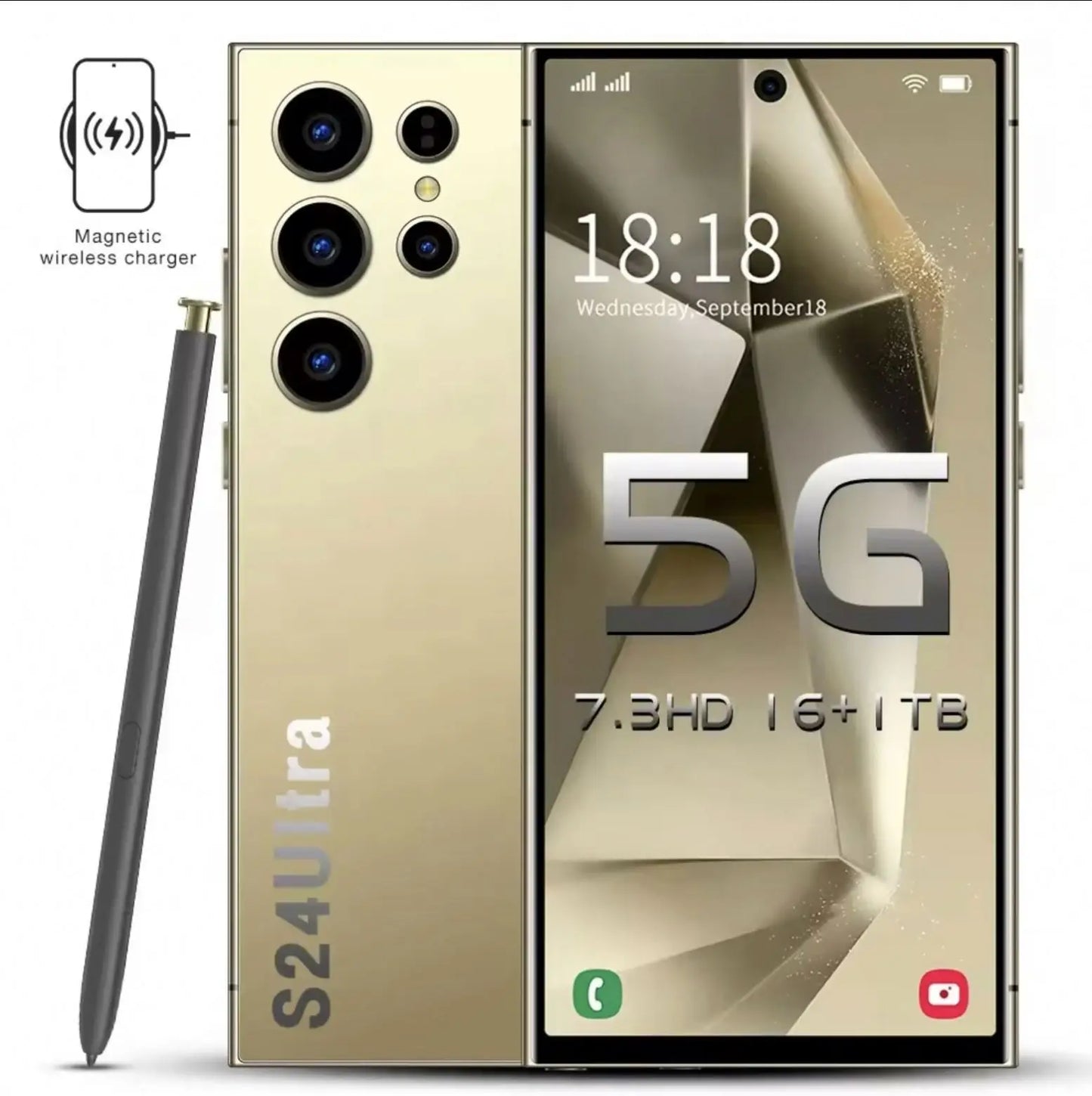 S24 Ultra 5G Android 13 Smartphone 16GB+1TB