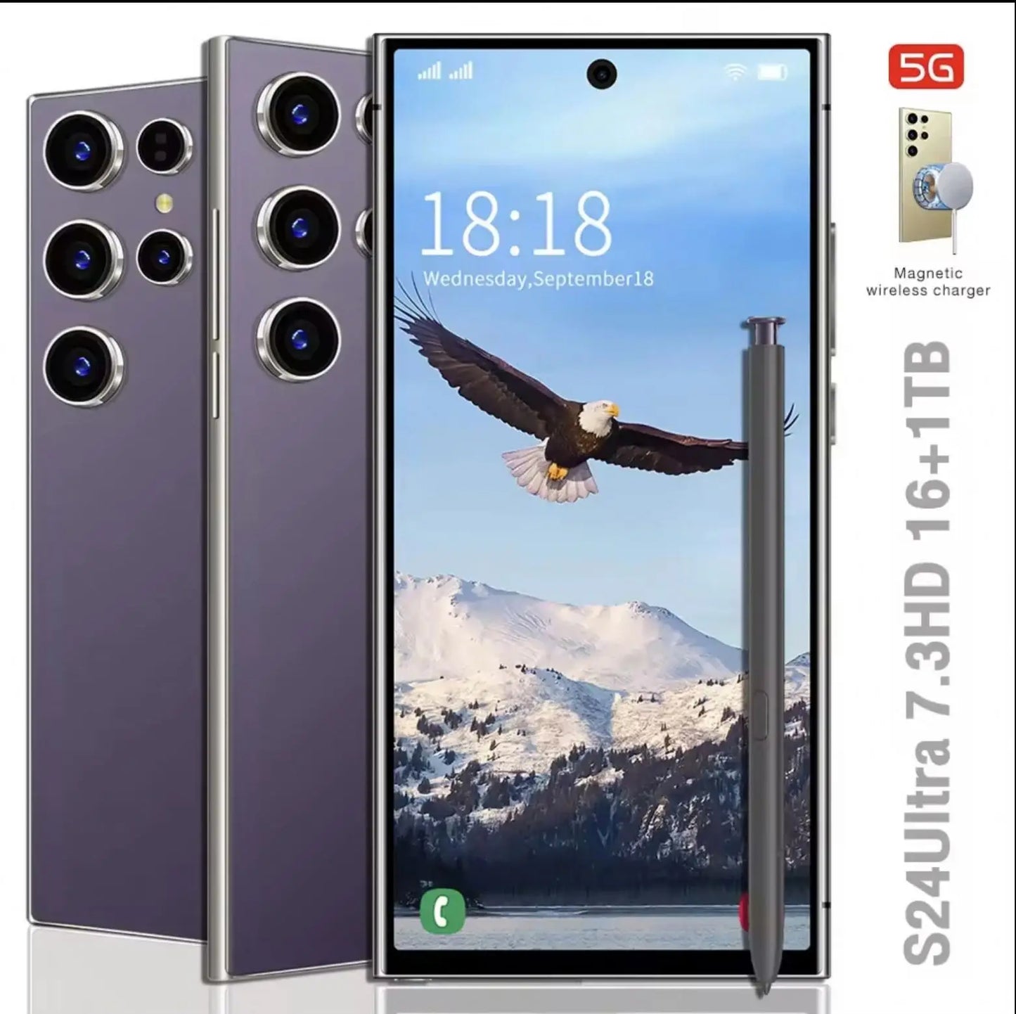 S24 Ultra 5G Android 13 Smartphone 16GB+1TB