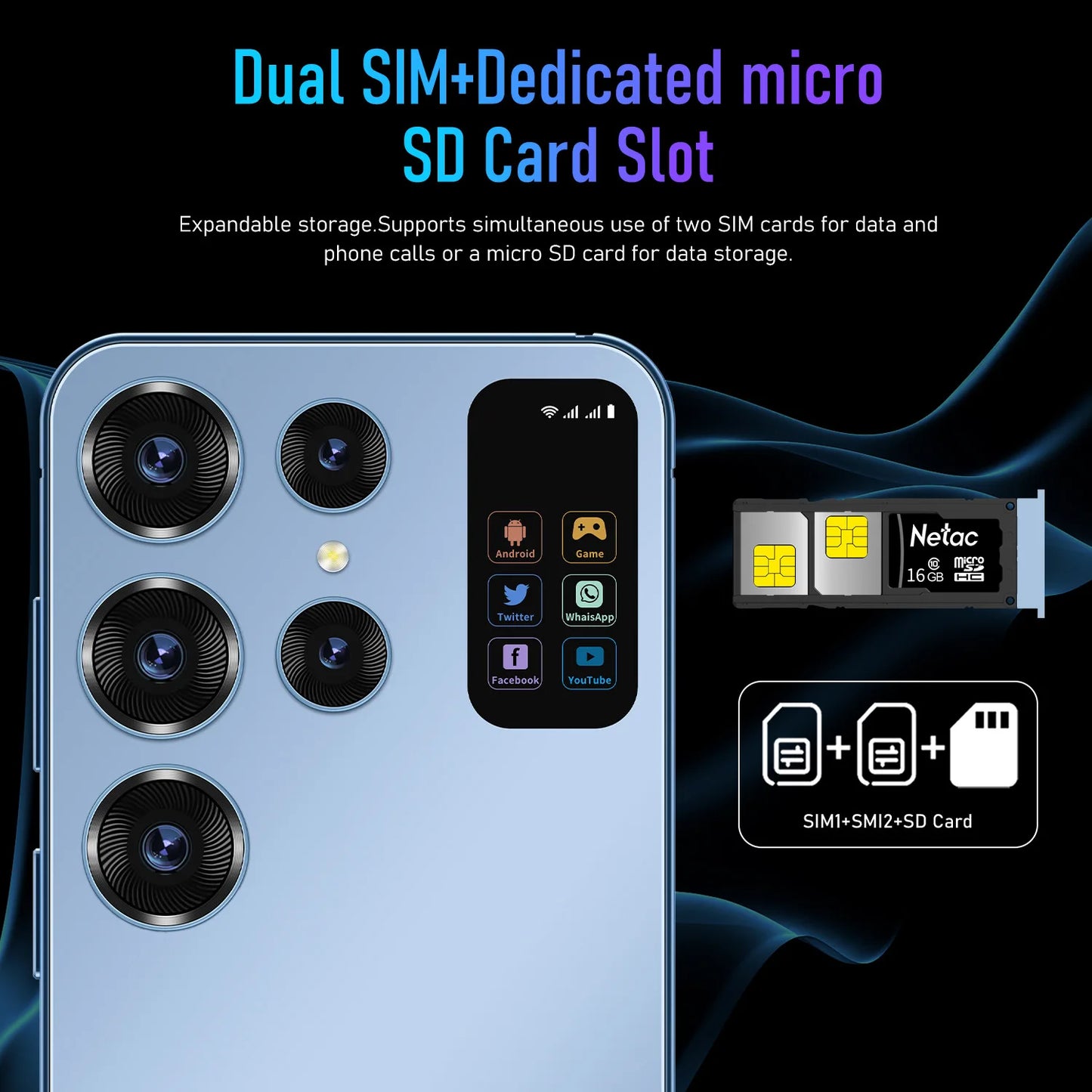 S24 Ultra 5G Android 13 Smartphone 16GB+1TB