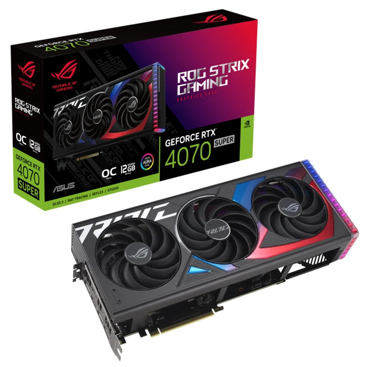 Used ASUS ROG RTX 4070 Super 12GB GDDR6X GPU