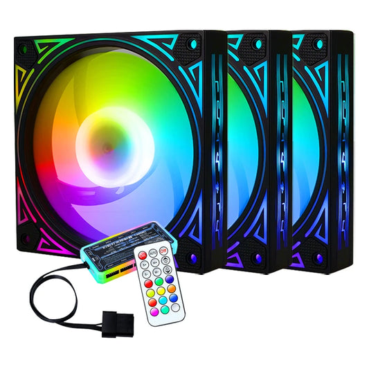 ATX Case RGB ARGB 120mm CPU Cooling Fan Kit