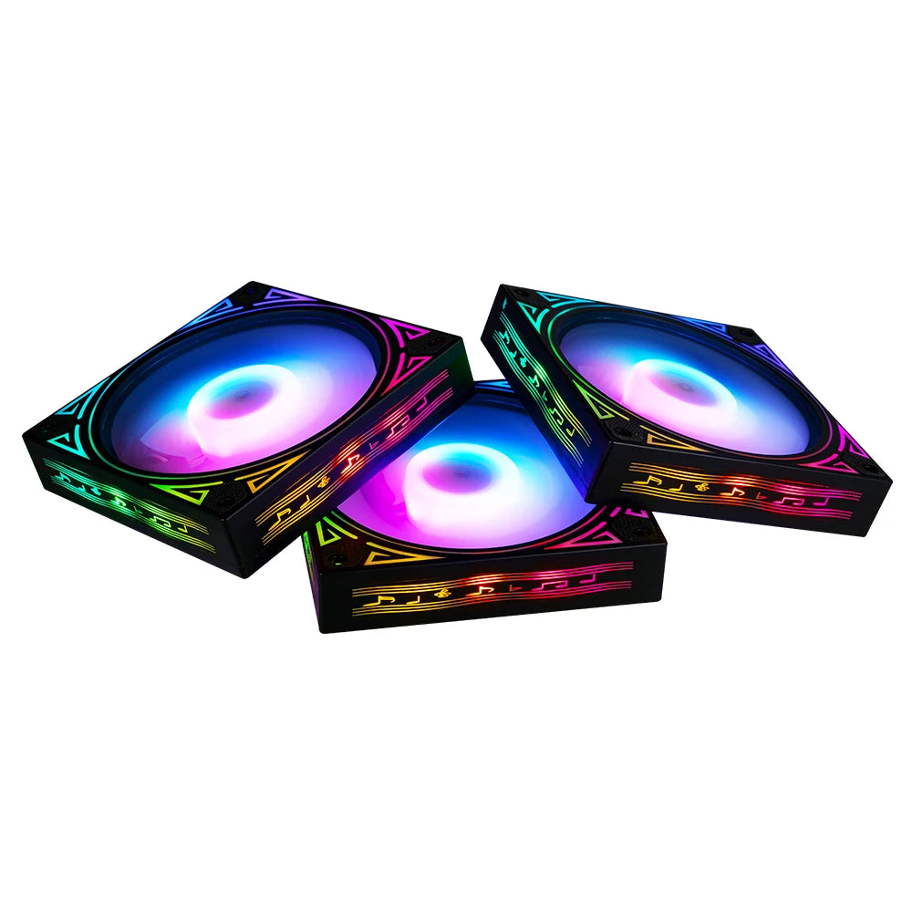 ATX Case RGB ARGB 120mm CPU Cooling Fan Kit