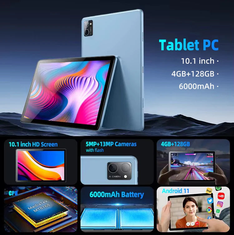 10" Kids Educational Android Tablet 5G 4G Dual SIM