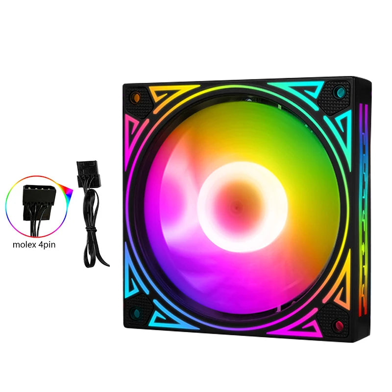 ATX Case RGB ARGB 120mm CPU Cooling Fan Kit