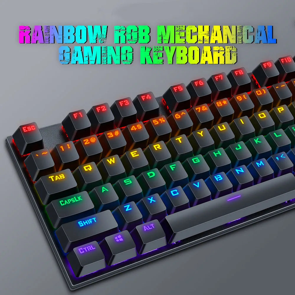 USB Wired RGB Mechanical Gaming Keyboard